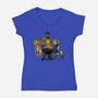 BBQ Monster-Womens-V-Neck-Tee-AndreusD