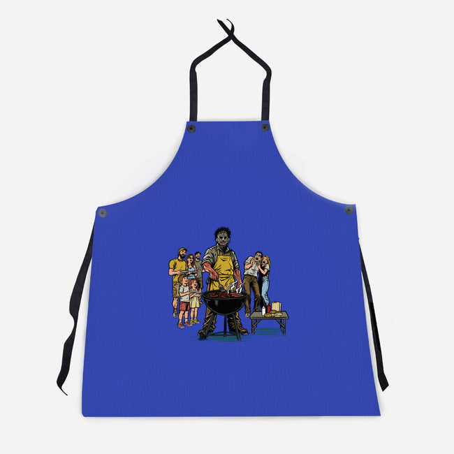 BBQ Monster-Unisex-Kitchen-Apron-AndreusD