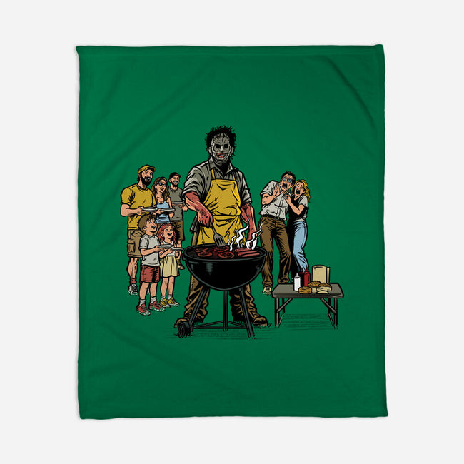 BBQ Monster-None-Fleece-Blanket-AndreusD