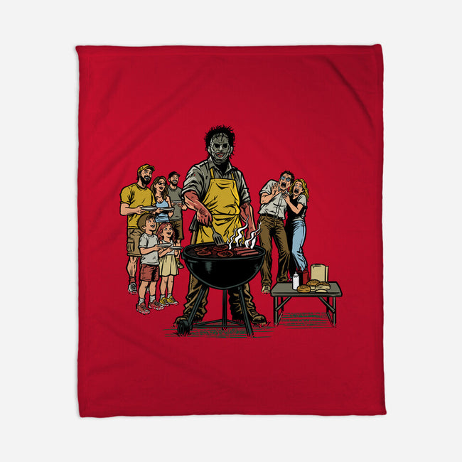 BBQ Monster-None-Fleece-Blanket-AndreusD
