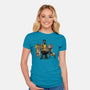 BBQ Monster-Womens-Fitted-Tee-AndreusD