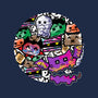 HallowDoodle Monsters-Womens-Fitted-Tee-bloomgrace28