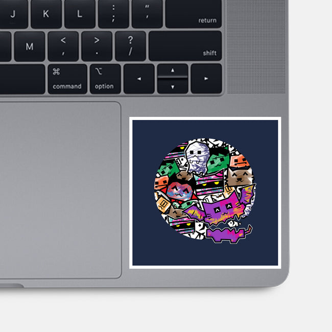 HallowDoodle Monsters-None-Glossy-Sticker-bloomgrace28