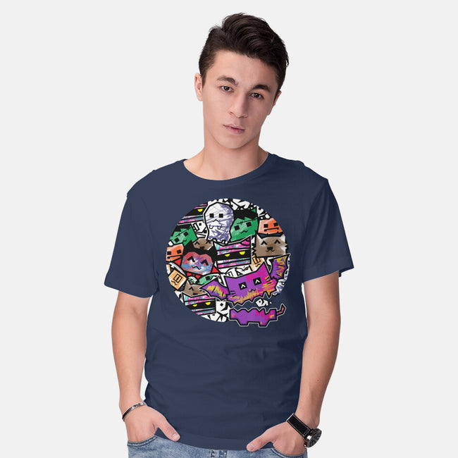 HallowDoodle Monsters-Mens-Basic-Tee-bloomgrace28