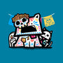 A Dog's Day Of The Dead-None-Drawstring-Bag-bloomgrace28