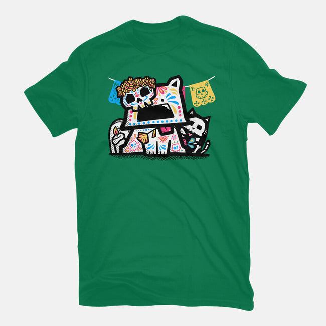 A Dog's Day Of The Dead-Mens-Basic-Tee-bloomgrace28