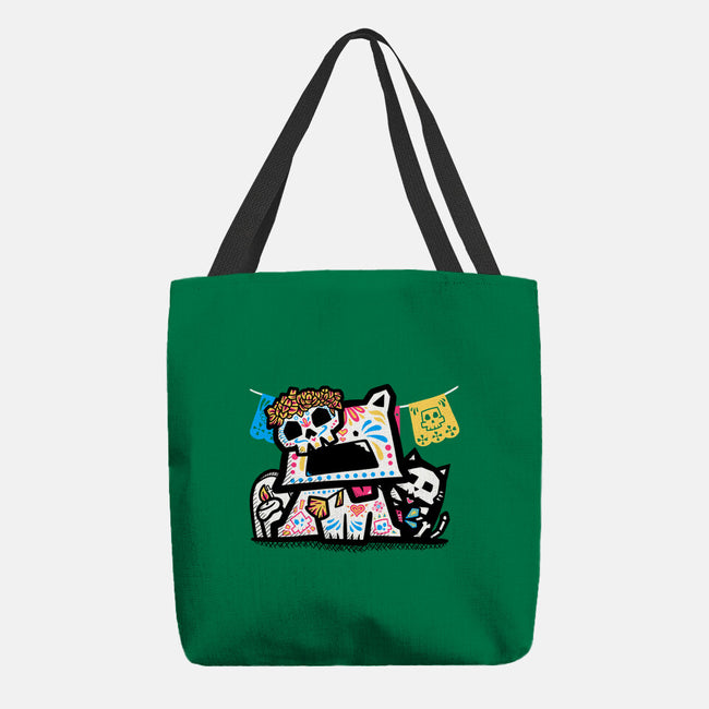 A Dog's Day Of The Dead-None-Basic Tote-Bag-bloomgrace28