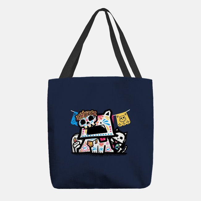 A Dog's Day Of The Dead-None-Basic Tote-Bag-bloomgrace28