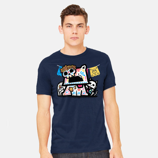 A Dog's Day Of The Dead-Mens-Heavyweight-Tee-bloomgrace28