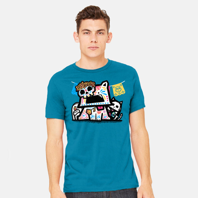 A Dog's Day Of The Dead-Mens-Heavyweight-Tee-bloomgrace28