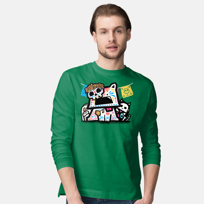 A Dog's Day Of The Dead-Mens-Long Sleeved-Tee-bloomgrace28