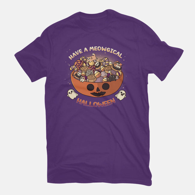 Meowgical Halloween-Mens-Premium-Tee-Freecheese