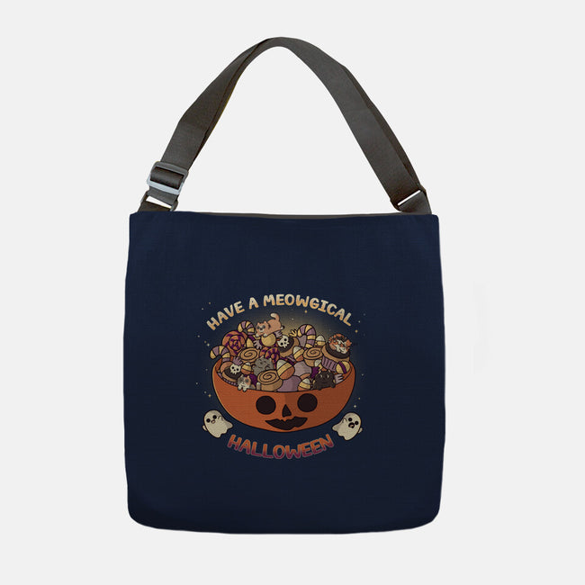 Meowgical Halloween-None-Adjustable Tote-Bag-Freecheese