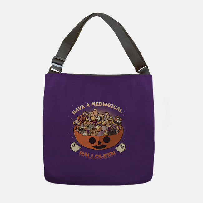 Meowgical Halloween-None-Adjustable Tote-Bag-Freecheese