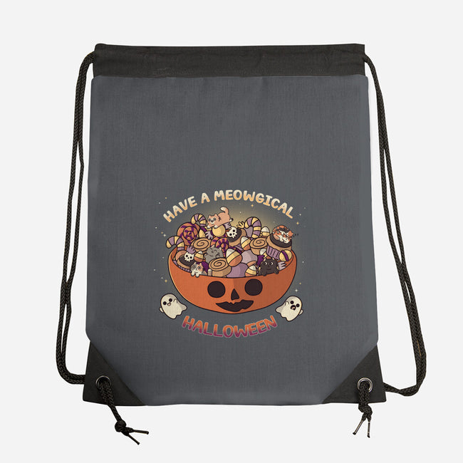 Meowgical Halloween-None-Drawstring-Bag-Freecheese