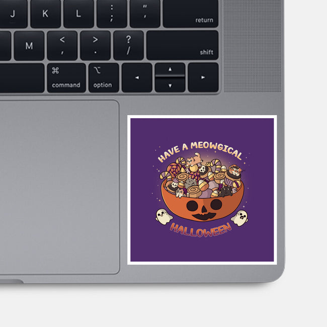 Meowgical Halloween-None-Glossy-Sticker-Freecheese