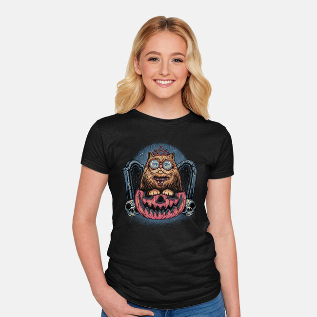 Dungeon Trick Or Treat-Womens-Fitted-Tee-glitchygorilla