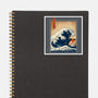 The Great Catzilla Wave-None-Glossy-Sticker-erion_designs