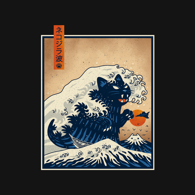 The Great Catzilla Wave-Unisex-Zip-Up-Sweatshirt-erion_designs