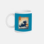 The Great Catzilla Wave-None-Mug-Drinkware-erion_designs
