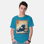 The Great Catzilla Wave-Mens-Basic-Tee-erion_designs