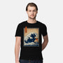 The Great Catzilla Wave-Mens-Premium-Tee-erion_designs