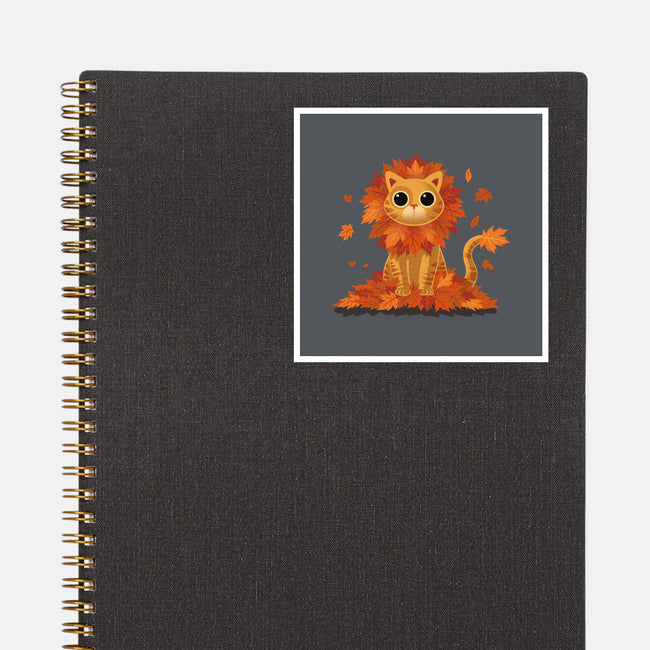 King Of Fall-None-Glossy-Sticker-erion_designs