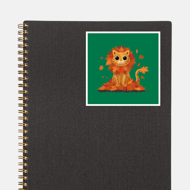 King Of Fall-None-Glossy-Sticker-erion_designs