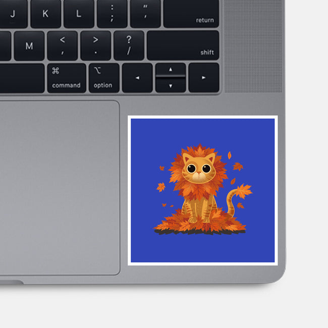 King Of Fall-None-Glossy-Sticker-erion_designs