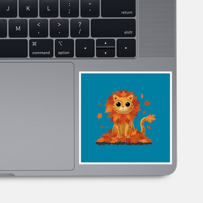 King Of Fall-None-Glossy-Sticker-erion_designs