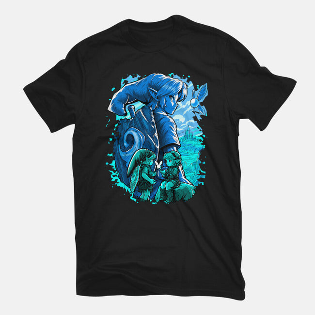 The Hero Of Time Return-Womens-Fitted-Tee-Diego Oliver