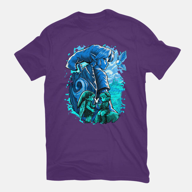 The Hero Of Time Return-Mens-Premium-Tee-Diego Oliver