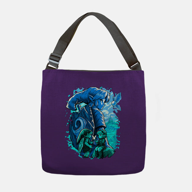 The Hero Of Time Return-None-Adjustable Tote-Bag-Diego Oliver