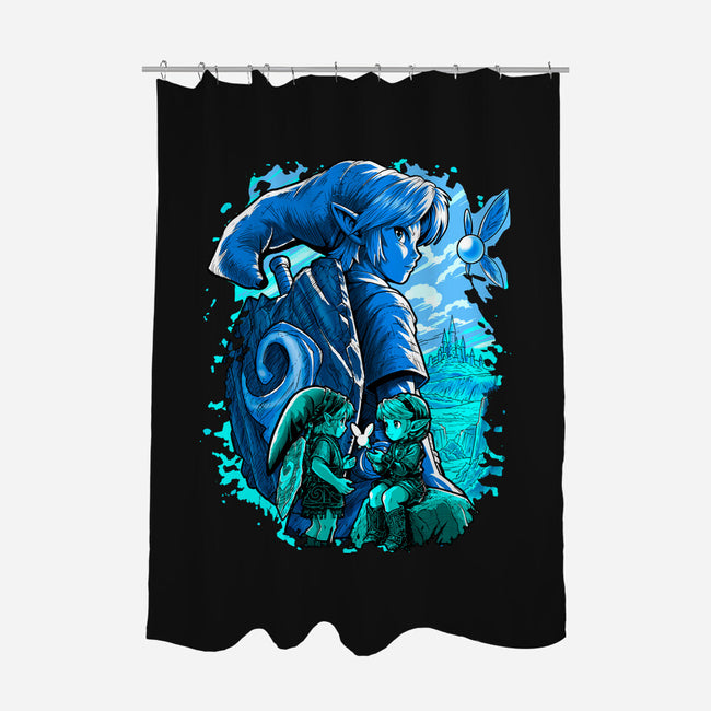 The Hero Of Time Return-None-Polyester-Shower Curtain-Diego Oliver