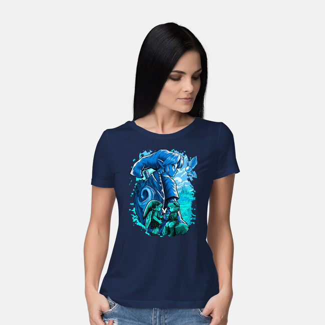 The Hero Of Time Return-Womens-Basic-Tee-Diego Oliver
