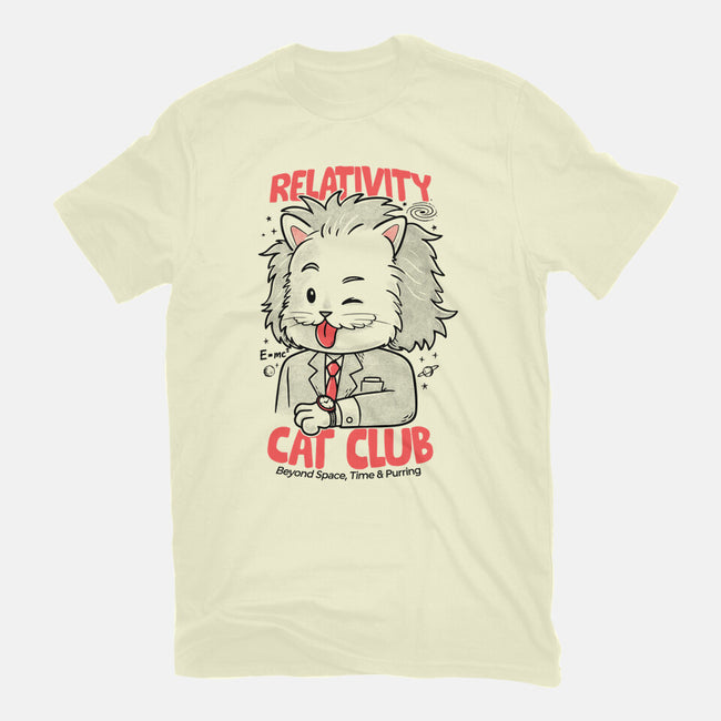 Relativity Cat Club-Mens-Basic-Tee-Umberto Vicente
