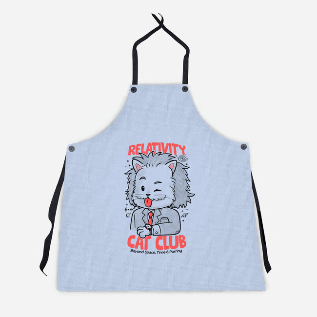 Relativity Cat Club-Unisex-Kitchen-Apron-Umberto Vicente