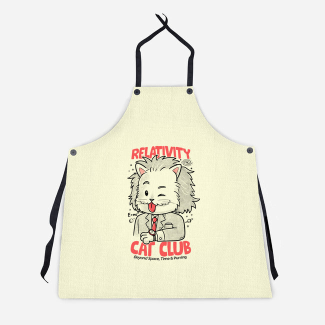 Relativity Cat Club-Unisex-Kitchen-Apron-Umberto Vicente