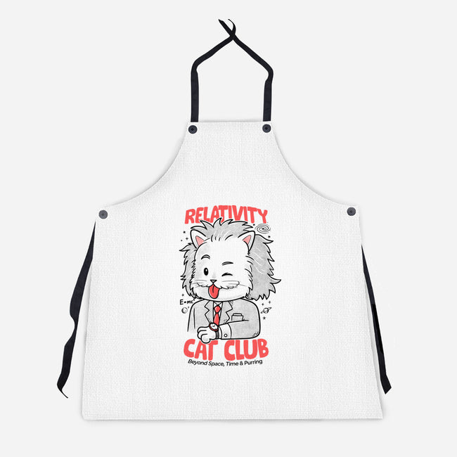 Relativity Cat Club-Unisex-Kitchen-Apron-Umberto Vicente