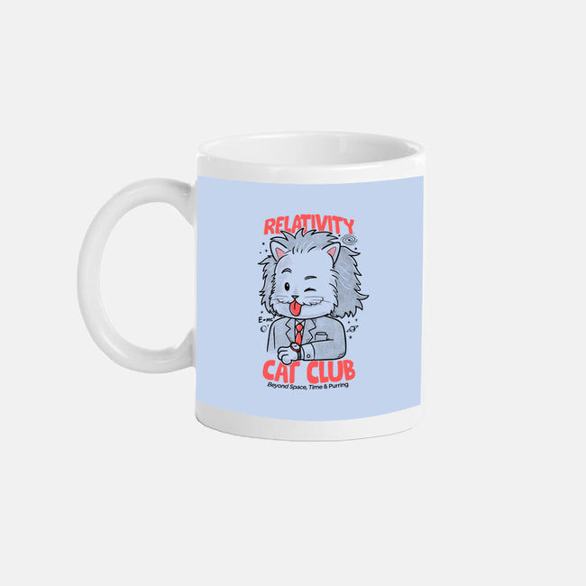 Relativity Cat Club-None-Mug-Drinkware-Umberto Vicente