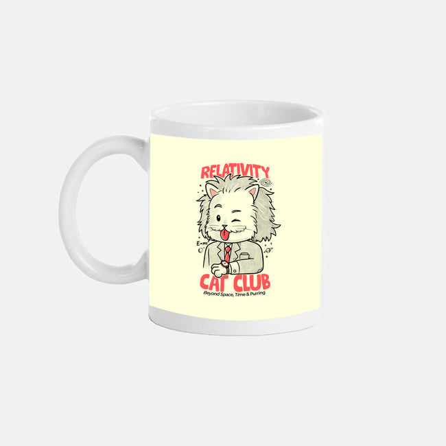 Relativity Cat Club-None-Mug-Drinkware-Umberto Vicente