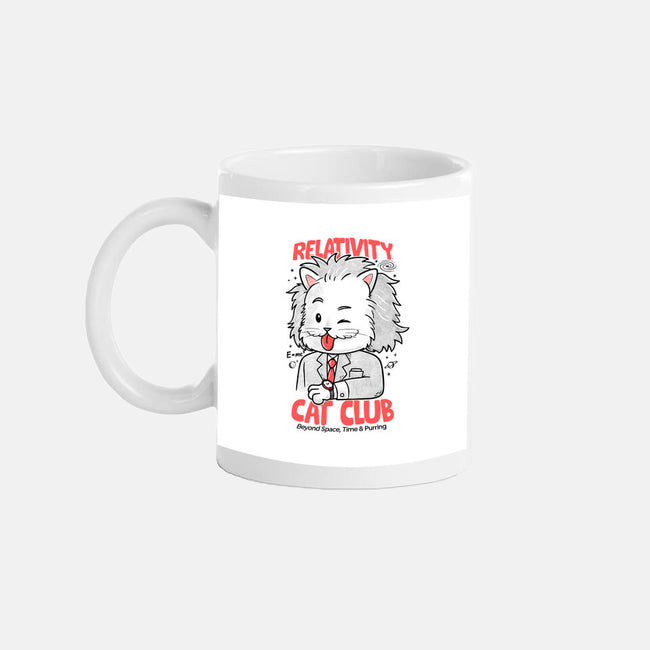 Relativity Cat Club-None-Mug-Drinkware-Umberto Vicente