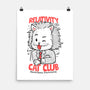 Relativity Cat Club-None-Matte-Poster-Umberto Vicente