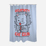 Relativity Cat Club-None-Polyester-Shower Curtain-Umberto Vicente