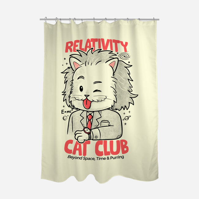 Relativity Cat Club-None-Polyester-Shower Curtain-Umberto Vicente