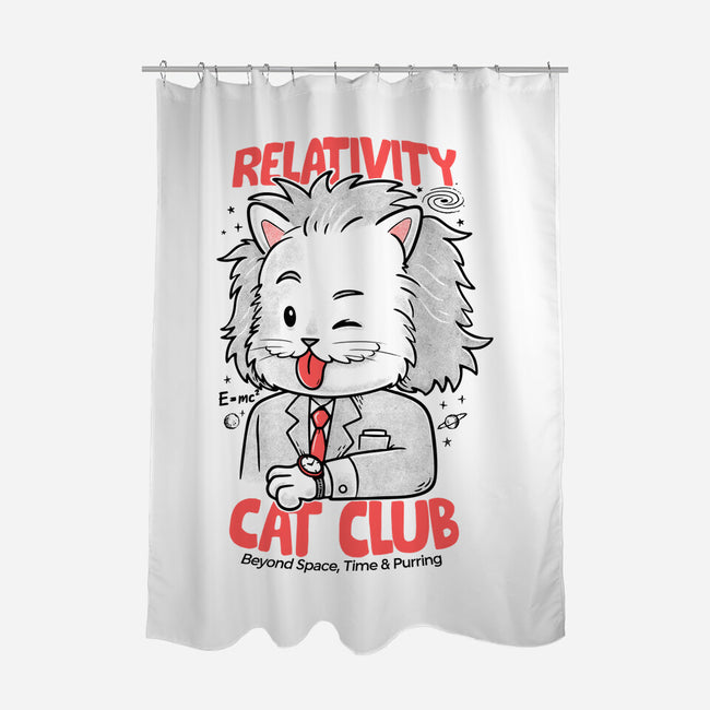 Relativity Cat Club-None-Polyester-Shower Curtain-Umberto Vicente