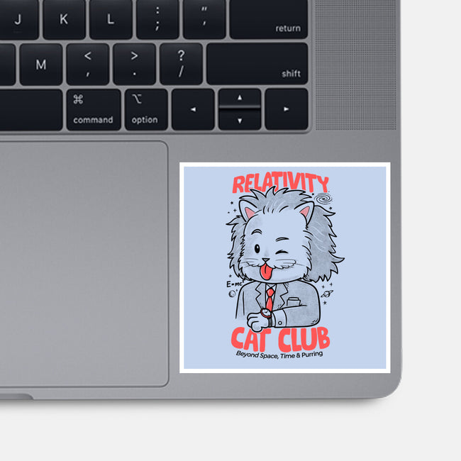 Relativity Cat Club-None-Glossy-Sticker-Umberto Vicente