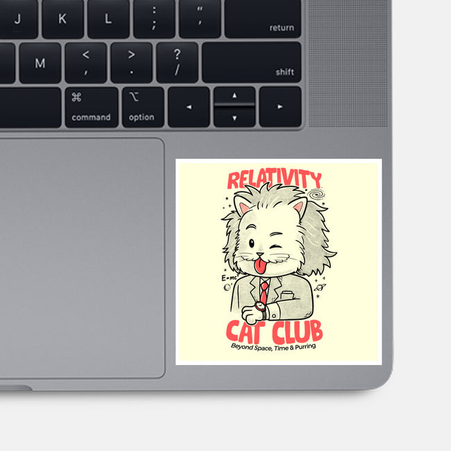 Relativity Cat Club-None-Glossy-Sticker-Umberto Vicente