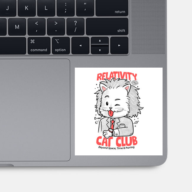 Relativity Cat Club-None-Glossy-Sticker-Umberto Vicente