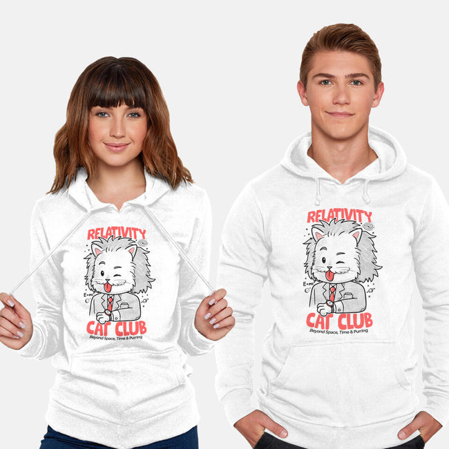Relativity Cat Club-Unisex-Pullover-Sweatshirt-Umberto Vicente